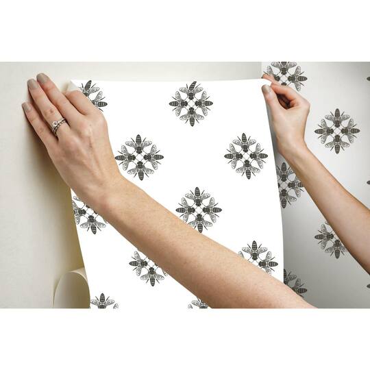 RoomMates Honey Bee Peel & Stick Wallpaper